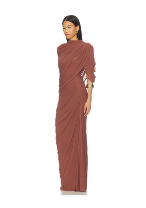 Deme by Gabriella Beth Dress in Cognac. Size L. Also in XS, S, M.