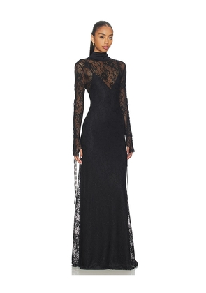 Aniye Records Irma Maxi Dress in Black. Size M. Also in XS, S.