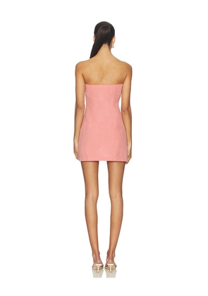 HEMANT AND NANDITA Strapless Mini Dress in Pink. Size L. Also in XL.