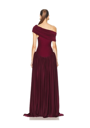 Deme by Gabriella The Sabine Dress in Burgundy. Size L. Also in S, XS.