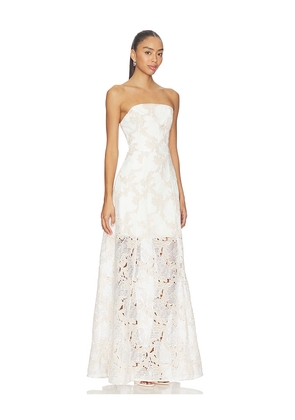 ELLIATT Kira Gown in Ivory. Size M. Also in S, XS, L, XL.