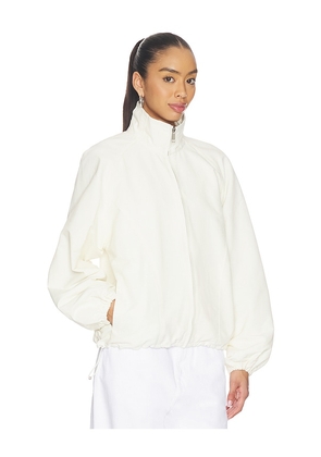 EAVES Aila Sport Jacket in Ivory. Size L. Also in S, M, XL.