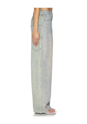 AFRM Prescott Barrel Jeans in Blue. Size 26. Also in 27, 28, 29, 30.