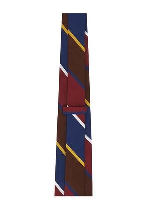 Beams Plus Regimental Preppy Stripe in Multi.