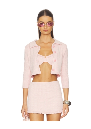 DEVON WINDSOR Brielle Jacket in Pink. Size L. Also in XS, S, M, XL.