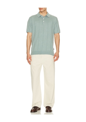 Barbour Wellburn Knitted Polo in Blue. Size L. Also in S, M, XL/1X.