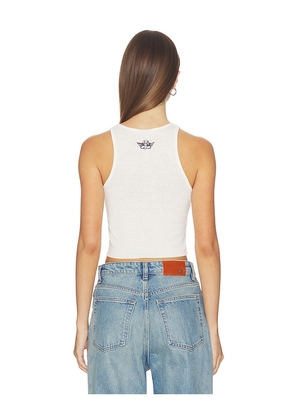 Boys Lie Boys Lie Men Don't Original Beegee Tank Top in White. Size M/L. Also in XS/S, XL/XXL.