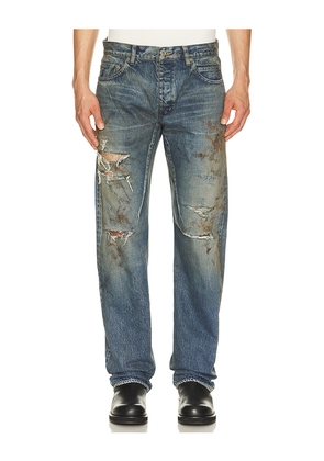 DRKSHDW by Rick Owens Kurdt Jeans in Blue. Size 30. Also in 32, 34.