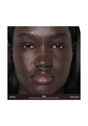 Anastasia Beverly Hills Impeccable Blurring Second Skin Matte Foundation in Brown.