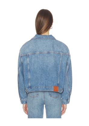 ANINE BING Quincy Jacket in Blue. Size L. Also in S.