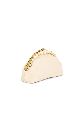 Cult Gaia Una Clutch in Beige.
