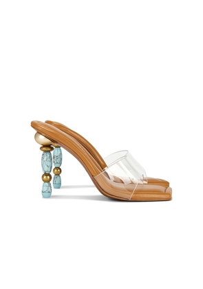 Cult Gaia Mahina Sandal in Teal. Size 36. Also in 36.5, 37, 37.5, 38, 38.5, 39, 39.5, 40.