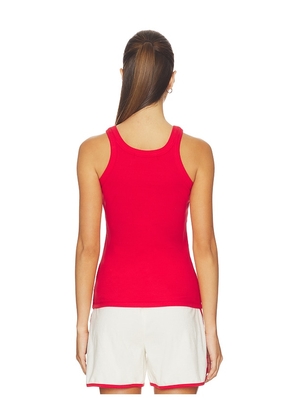 Araminta James Chilli Knit Tank Top in Red. Size L. Also in XS, S, M, XL.