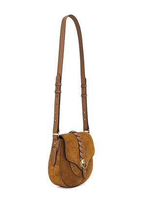 Isabel Marant Altay Small Shoulder Strap Bag in Cognac.