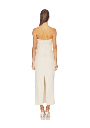 ALL THE WAYS Zyaire Strapless Maxi Dress in Neutral. Size L. Also in XXS, XS, S, M, XL.