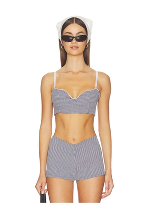 Bella Venice The Christina Top in Navy. Size L. Also in M, S, XS.