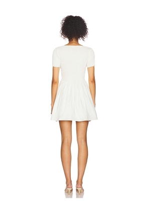 FAITHFULL Deboni Mini Dress in White. Size M. Also in XS, S, L, XL.