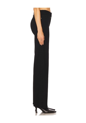 FRAME Le Slim Palazzo Long Jeans in Black. Size 24. Also in 23, 27, 28.