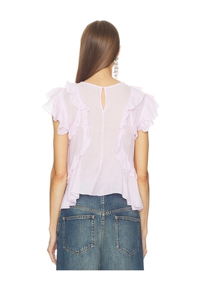 Isabel Marant Etoile Nalou Top in Pink. Size 36/4. Also in 34/2, 40/8.