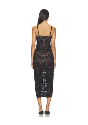 fleur du mal Charlotte Lace Dress in Black. Size M. Also in S, L, XL.