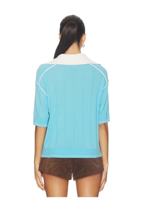 Guest In Residence Pele Polo in Blue. Size L. Also in S, XS, M.