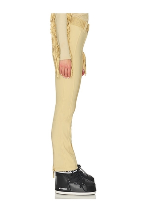 Goldbergh Pippa Gold Ski Pant in Tan. Size 32. Also in 34, 38.