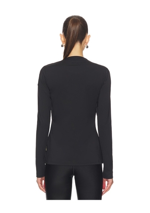 Goldbergh Aurea Long Sleeve Tee in Black. Size S. Also in XS, M.