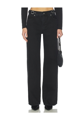 FRAME The O-ring Stroll Jeans in Black. Size 25. Also in 30.