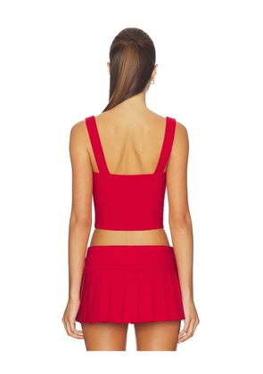 I.AM.GIA Bri Corset Top in Red. Size L. Also in XXS, XS.