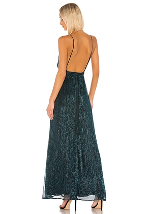 Michael Costello x REVOLVE Harper Gown in Blue. Size XS. Also in M.