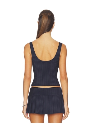 I.AM.GIA Marrion Corset Top in Navy. Size L. Also in M.