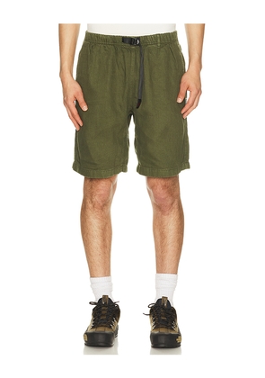 Gramicci Hemp G-Short in Green. Size L. Also in S, M, XL/1X.