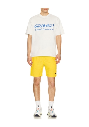 Gramicci Nylon Packable G-Short in Yellow. Size L. Also in S, M, XL/1X.