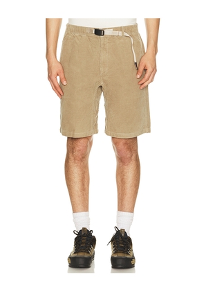 Gramicci Corduroy G-Short in Brown. Size L. Also in S, M, XL/1X.