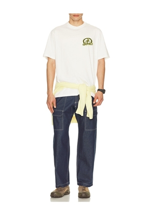Gramicci Equipped For Dirt Tee in White. Size M. Also in S, XL/1X.