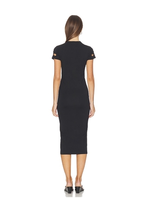 Good American Super Stretch Eyelet Midi Dress in Black. Size L. Also in XS.