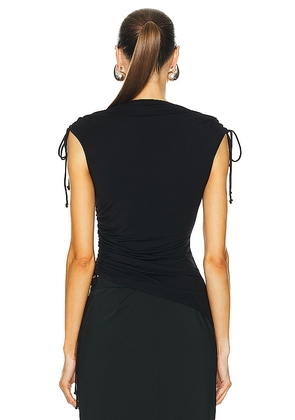 L'Academie Greava Top in Black. Size M. Also in L.