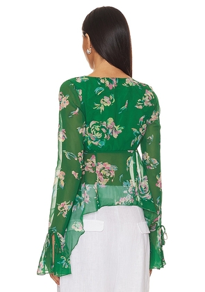 Lovers and Friends x Rachel Kiernan Top in Green. Size XS. Also in S.