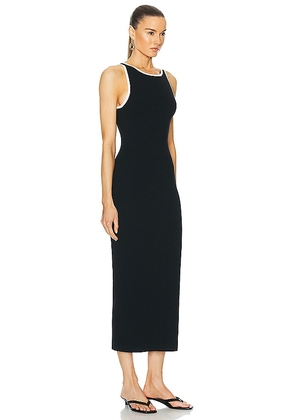 L'Academie Vespera Midi Dress in Black. Size XL. Also in L.