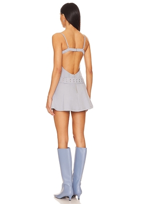 Lovers and Friends Remy Mini Dress in Grey. Size M. Also in L, XL.