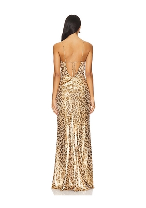 Lovers and Friends Taylor Gown in Brown. Size M. Also in S.