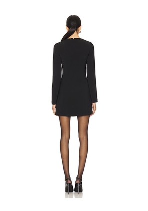 MAJORELLE Alexandra Mini Dress in Black. Size M. Also in XS, S.