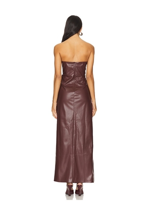 Line & Dot Keiko Maxi Dress in Burgundy. Size XS. Also in S.