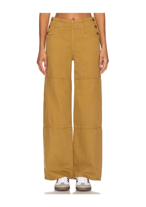 MOTHER The Smoothie Utility Skimp in Mustard. Size 26. Also in 25.