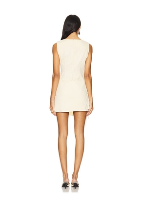 LIONESS Ballerina Wrap Mini in Cream. Size XS. Also in S.