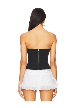 MAJORELLE Kora Bustier Top in Black. Size S. Also in XS.