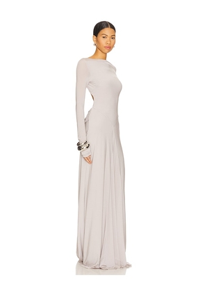 MISHA The Blake Jersey Dress in Neutral. Size M. Also in XS, L.