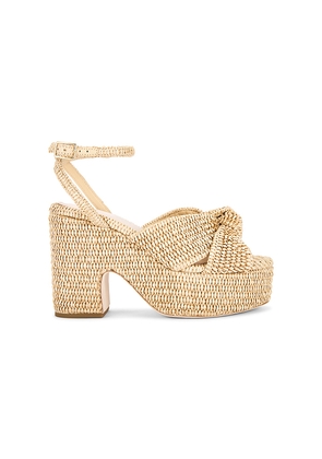 Loeffler Randall Chunky Platform Sandal in Neutral. Size 10. Also in 6, 6.5, 7, 7.5, 8, 8.5, 9, 9.5, 5.