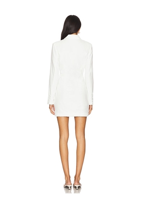 MORE TO COME Mily Blazer Dress in White. Size L. Also in XXS, XS.
