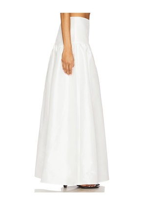 MORE TO COME Carson Skirt in White. Size M. Also in XS, S, XL.